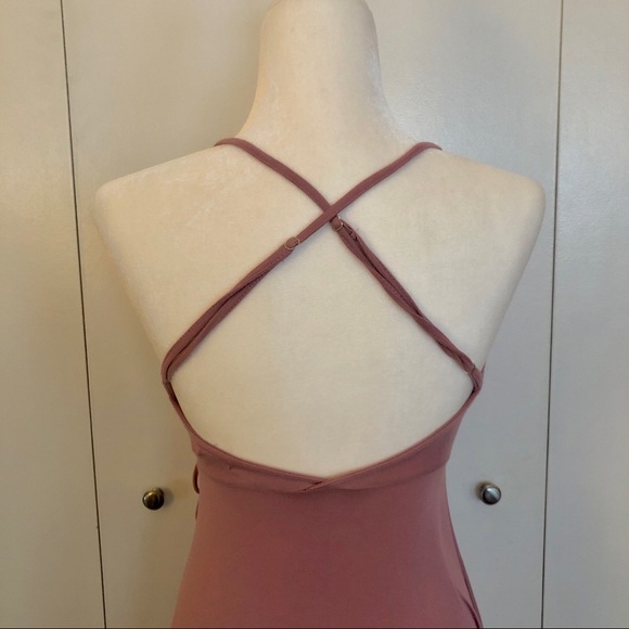 Kimchi Blue mauve pink side tie wrap dress - Picture 5 of 11